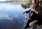 Kalyan with his Luis and Clark carbon fiber cello